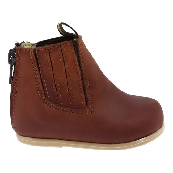 Botin Charro Bebe Vaquero Cierre 100% Piel Comodos Y Ligeros