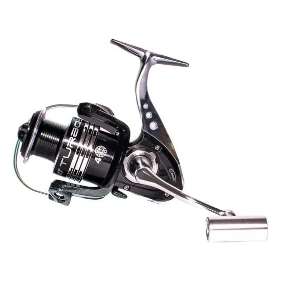 Reel Spinit Turbo Mf 404 Spinning 2 Carreteles Color Negro Lado de la manija Derecho/Izquierdo