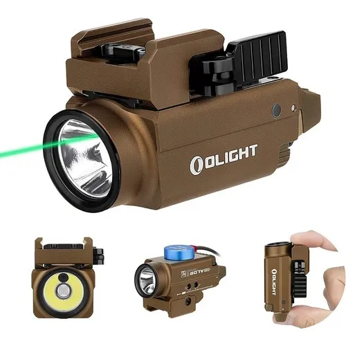 Lanterna Dedicada Olight Baldr S 800lm 130m C/ Laser Lanterna Tan Luz Branco