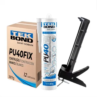 Cola Fixa Cuba Pu40 387g Secagem RĂĄpida Kit 12 + Aplicador Cola Fixa Cuba Pu40 387g Secagem RĂĄpida Kit 12 + Aplicador