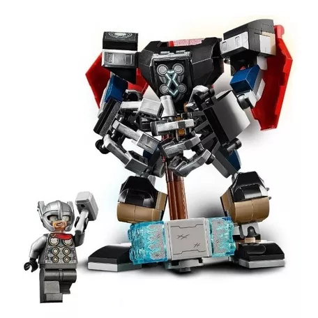 Bloques Para Armar Lego Marvel Avengers Thor Mech Armor 139 Piezas  En  Caja