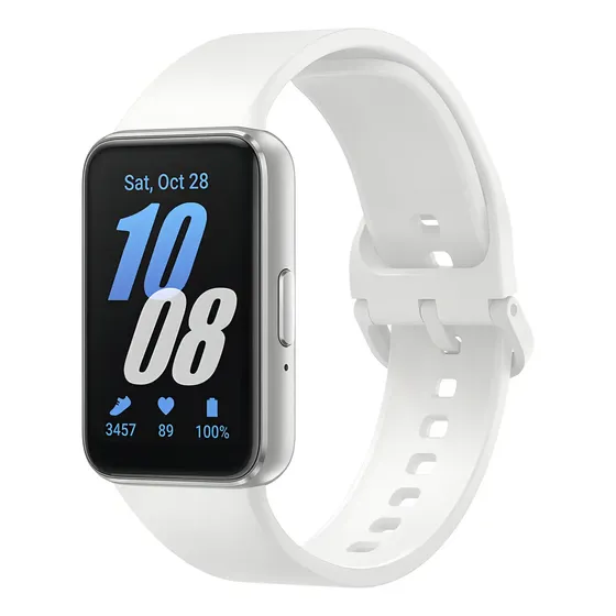 Brazalete plateado Galaxy Fit3