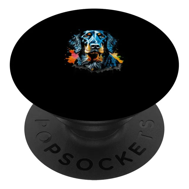 Pop Art Gordon Setter Soy Amante Perro Splash Popsockets