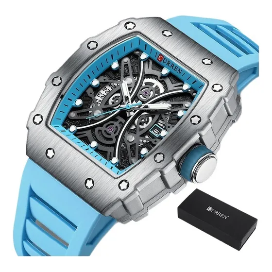 Reloj De Cuarzo Luminoso De Lujo Curren Calender