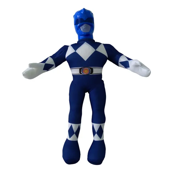 Muñeco Coleccionable Suave Soft Power Ranger Azul Original