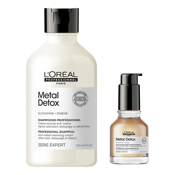 Kit Shampoo + Óleo Metal Detox Expert L'oréal Professionnel