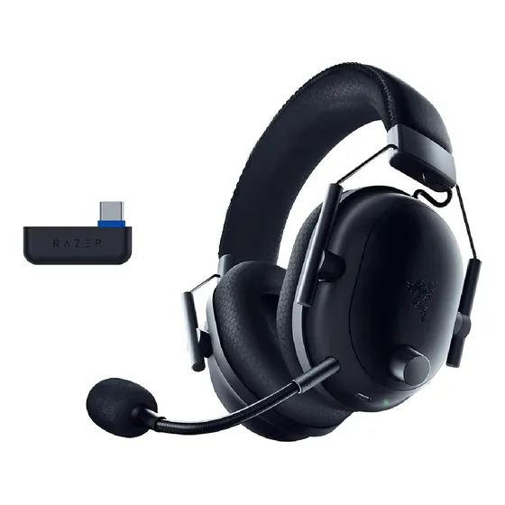 Fones de ouvido Razer Blackshark V2 Pro Black 2024 para PS5, PC, cor preta