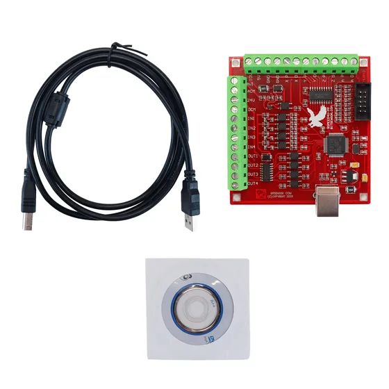 Placa Controladora Mach3 4 Eixos 100khz Interface Usb Cnc