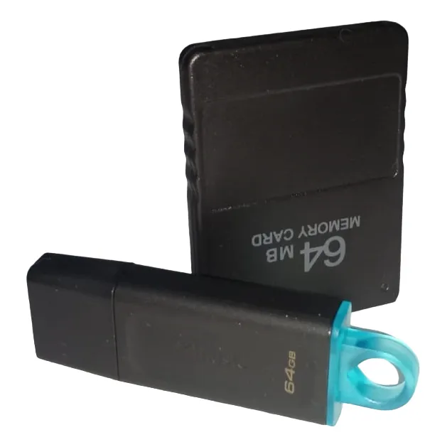 Memorycard 64mb + Pendrive 64gb Juga Super Rapido
