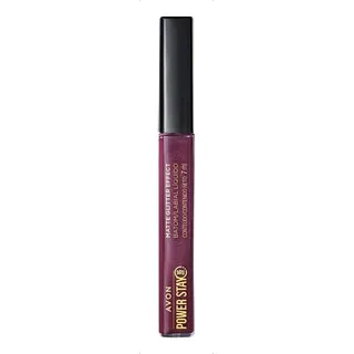 Batom Avon LĂquido Matte Glitter Effect Power Stay - Cor Marsala Radiante Batom Avon LĂquido Matte Glitter Effect Power Stay - Cor Marsala Radiante