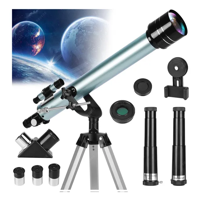 Telescopio Astronómico Profesional 60/700mm Monocular 525x