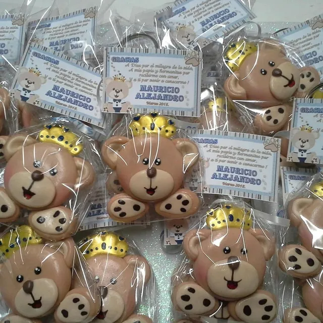 Recuerdos En Masa Flexible Baby Shower Nacimientos Bautizo..