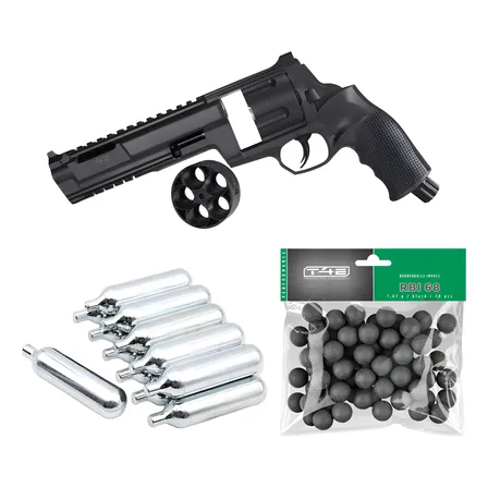 Set Premium Revólver Umarex Tr68 2gen Traumático Co2