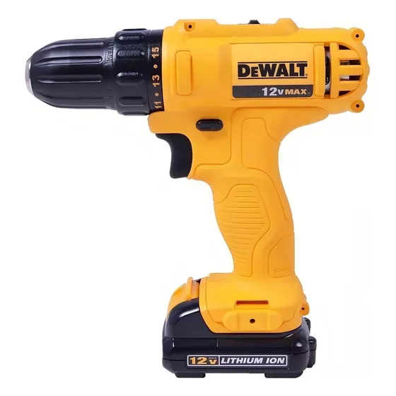 Furadeira e Parafusadeira 10mm 12V Dewalt Modelo DCD700C2 Com 2 Baterias 1 Carregador 127/220V