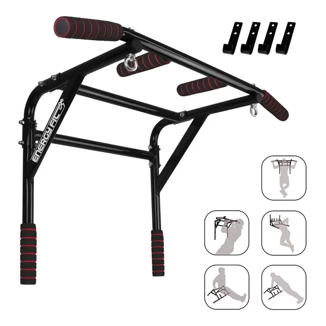 Barra Dominadas Pared Desmontable 2 En 1 Paralelas Gimnasio