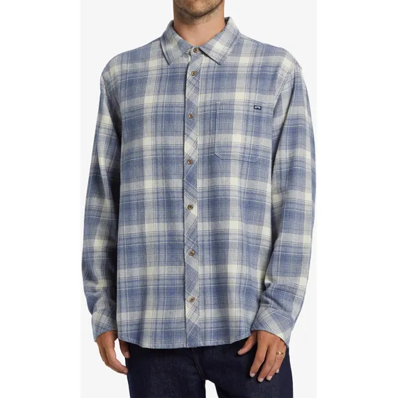 Camisa Hombre Billabong Coastline Flannel Celeste