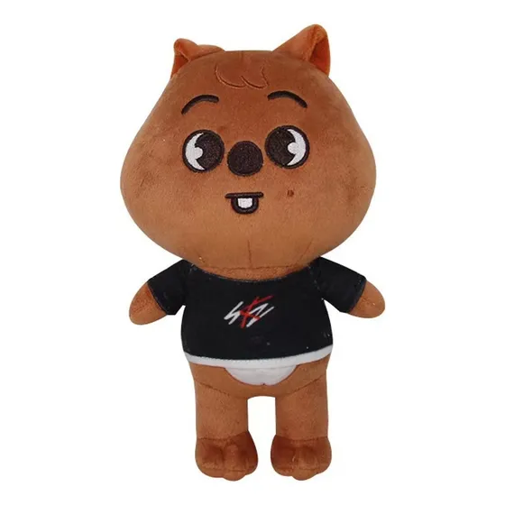 Animal De Peluche De Caricatura Skzoo Stray Kids De Juguete Color Oso Café