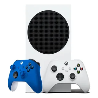 Console Microsoft Xbox Series S 512gb Com Controle Adicional Cor Shock Blue Console Microsoft Xbox Series S 512gb Com Controle Adicional Cor Shock Blue