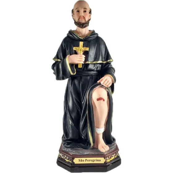 Imagem São Peregrino 20 Cm - Resina Premium
