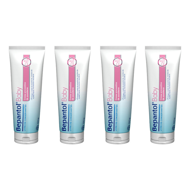 Kit 4 Pomada Assadura Bepantol Baby 120g Kit 4 Pomada Assadura Bepantol Baby 120g