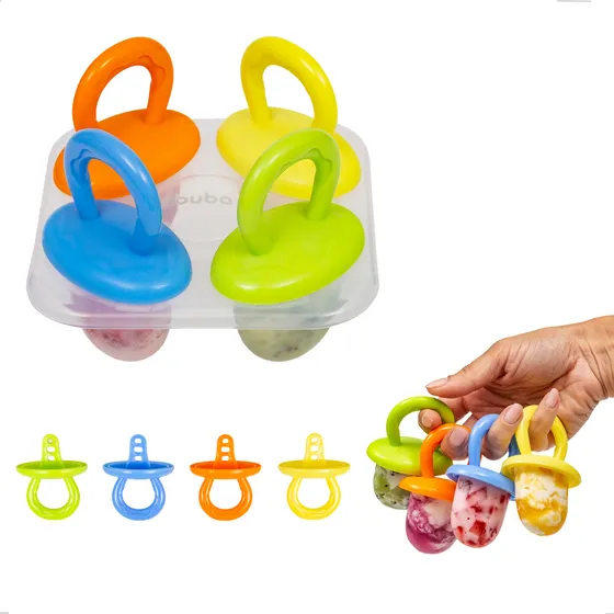 Forminha Para Picolé Sorvete Ou Peitolé Bebê Colorida Buba