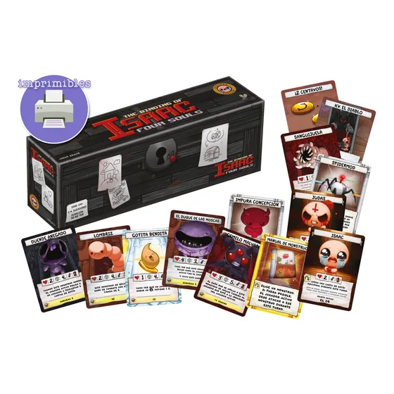 The Binding Of Isaac: Four Souls +exp+evento  Imprimible 