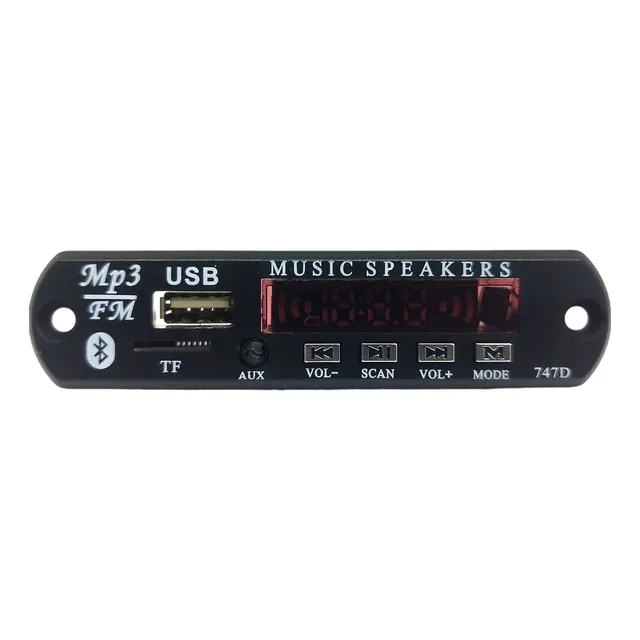 Modulo Usb C/control Lector De Mp3,fm Y Bluetooth Theone