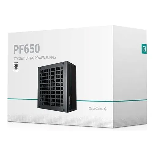 Fuente de alimentación para PC Deepcool PF650 650W negra 220V