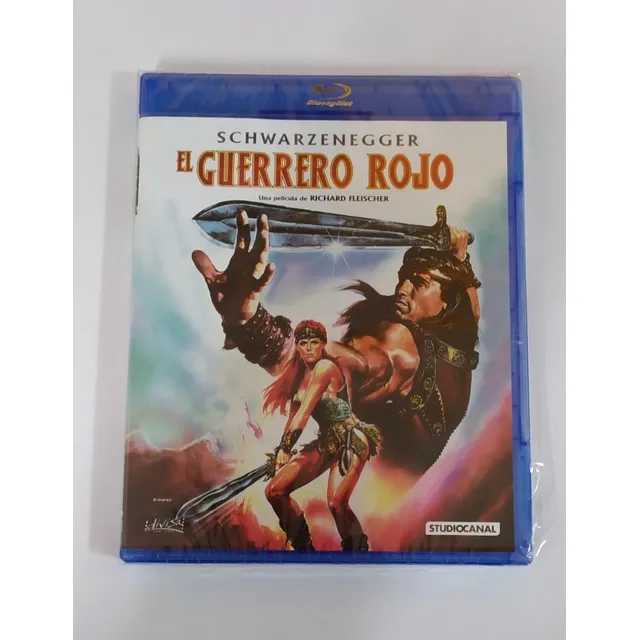 Blu Ray Guerrero Rojo Schwarzenegger Red Sonja Original 