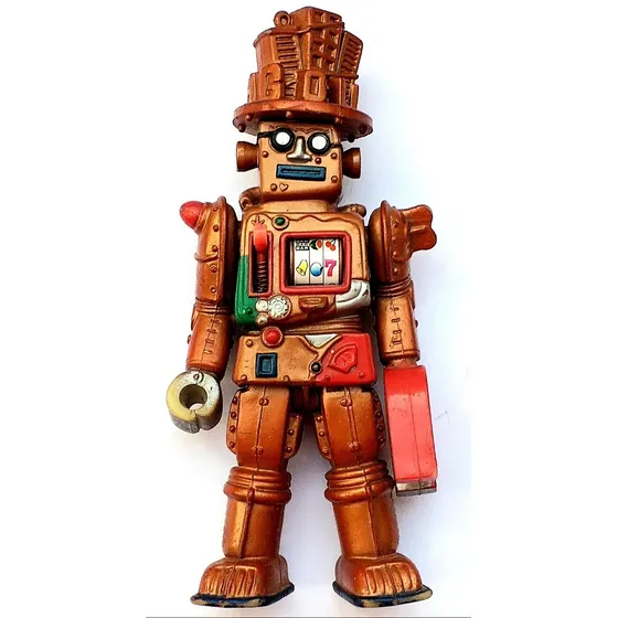 Power Rangers Gold Rush Slot Machine Robot Bandai Año 1995 