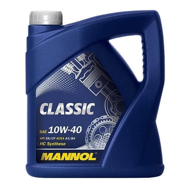 Aceite para motor Mannol semi-sintético 10W-40 para carro/camioneta de 1 unidad x 4L