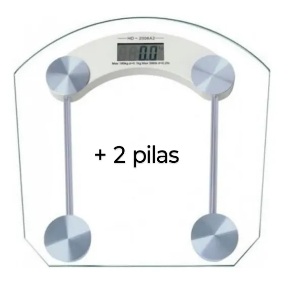 Balanza Digital Peso Personal De Baño Vidrio Templado 180 Kg