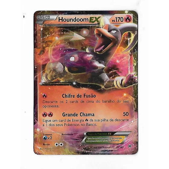 Pokemon Houndoom Ex Turbo Revolução Frete Incluso