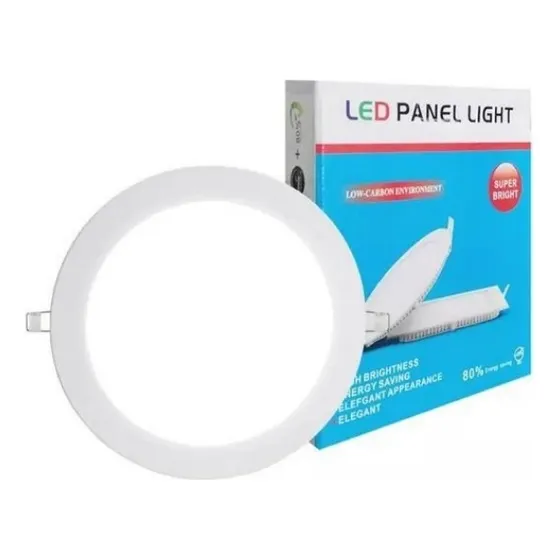 Foco Panel Led Embutido 12w Redondo
