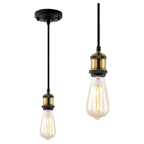 Zoossi Kit Luz Colgante Para Casa Campo Lampara Industrial