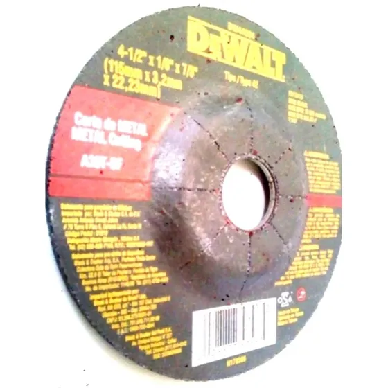 Disco Corte Metal 4.1/2 X 1/8 Dewalt Alto Rendimiento