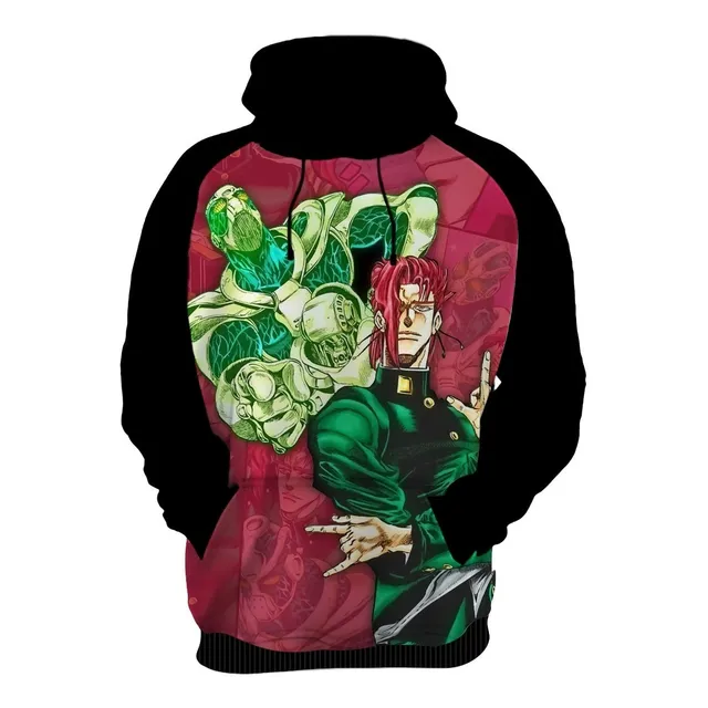 Blusa De Frio Moletom Noriaki Kakyoin Jojo's Bizarre  02
