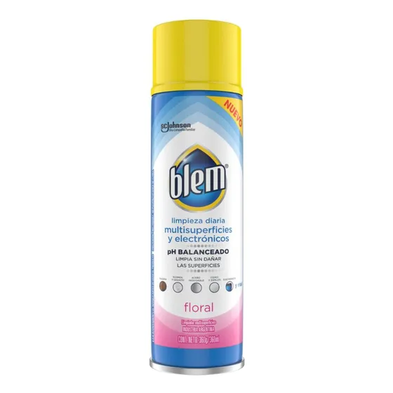 Limpiador En Aerosol Blem Floral Multi Superficie 360 Cc
