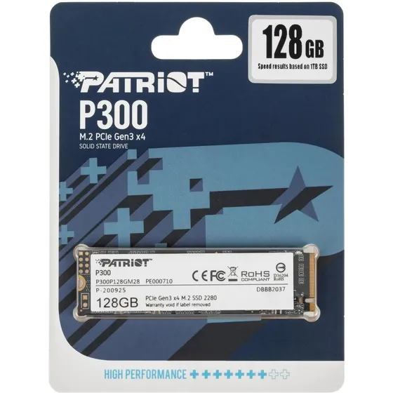 Disco Duro Patriot Ssd M.2 128gb P300 Pcie Gen 3x4 Nvme