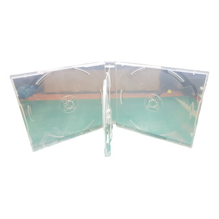 10 Estuche Cubo Para 4 Cd. Transparente 20 Mm Lomo. 10 Estuche Cubo Para 4 Cd. Transparente 20 Mm Lomo.