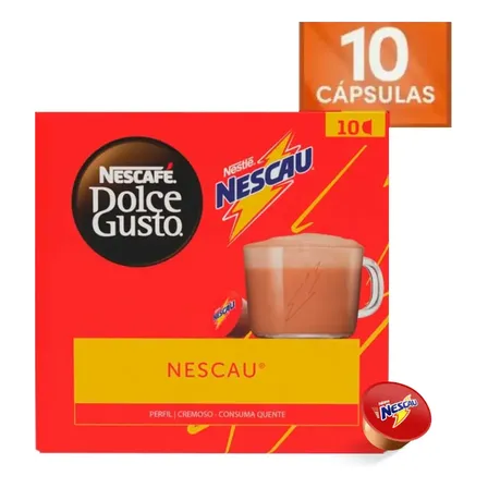 Café Em Cápsula Nescafé Dolce Gusto Nescau 170g