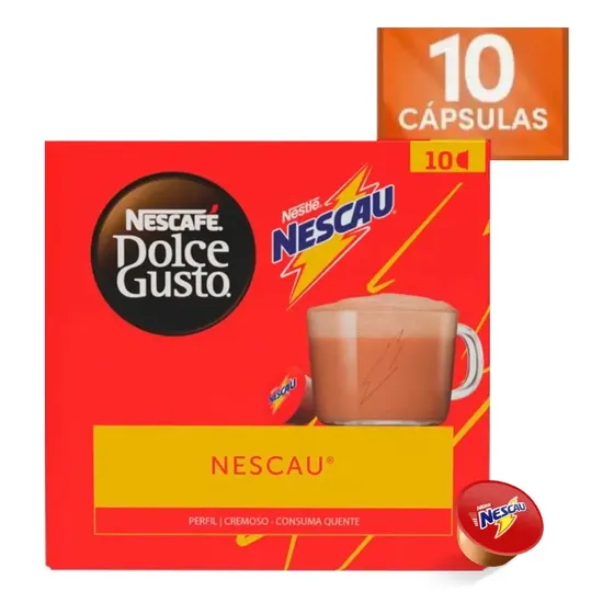 Café Em Cápsula Nescafé Dolce Gusto Nescau 170g