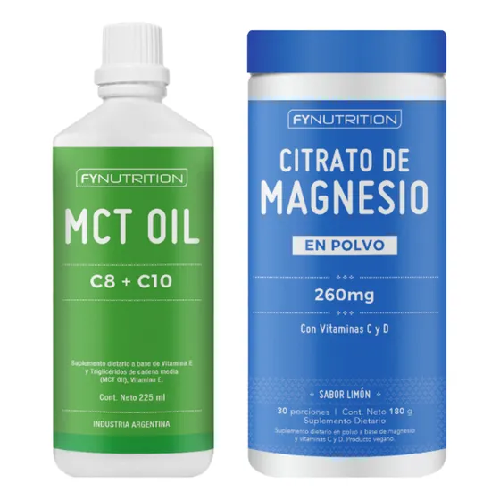 Mct Oil  + Citrato Magnesio  Perdida De Apetito  Y Digestion