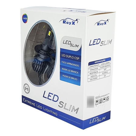 Ultra Led Slim Rayx 11.000 Lumens 70w 6000k H4 Ultra Led Slim Rayx 11.000 Lumens 70w 6000k H4
