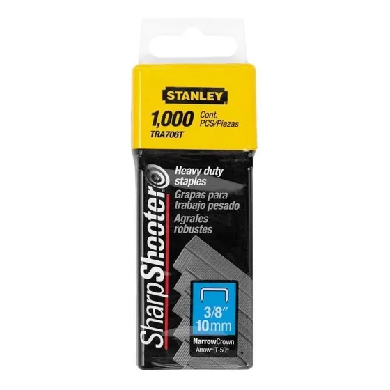 Grapa Trabajo Pesado 3/8 Para Engrapadora Stanley Tra706t