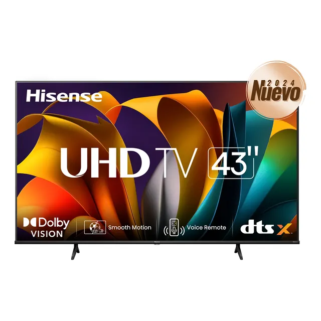 Hisense Pantalla Uhd De 43 43a6n Google Tv Con Alexa 2024