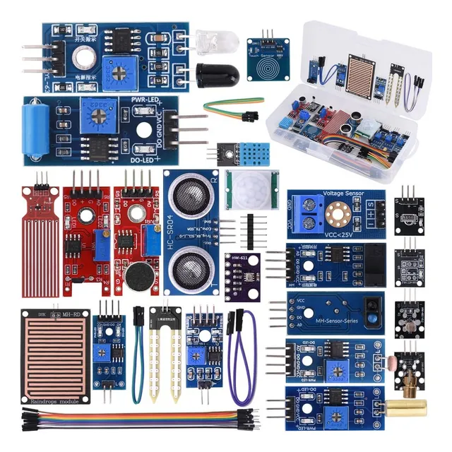 Kit De Módulos De Sensores Compatible Con Arduino Raspberry