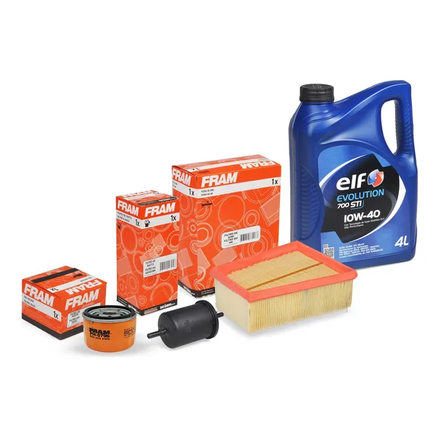 Kit Filtros + Aceite 4 Litros Renault Motor 1.6 16v K4m Fram