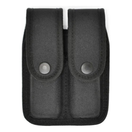Portacargador Táctico Doble 9 40 Termoformado Houston Color Negro