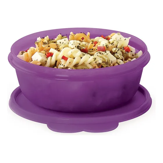 Tazón Recipiente Hermetico 650ml Tupperware Lujo Morado